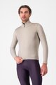 CASTELLI Cyklistická zateplená bunda - ESPRESSO AIR - šedá