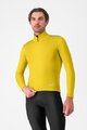 CASTELLI Cyklistická zateplená bunda - ESPRESSO AIR - žlutá