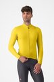 CASTELLI Cyklistický dres s dlouhým rukávem zimní - ESPRESSO THERMAL - žlutá