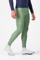 CASTELLI Cyklistické kalhoty dlouhé s laclem - ESPRESSO - světle zelená