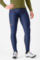 CASTELLI Cyklistické kalhoty dlouhé s laclem - ESPRESSO - modrá
