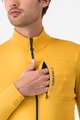 CASTELLI Cyklistický dres s dlouhým rukávem zimní - UNLIMITED TRAIL 2 - zlatá