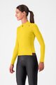 CASTELLI Cyklistický dres s dlouhým rukávem zimní - ESPRESSO THERMAL W - žlutá