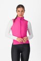 CASTELLI Cyklistická vesta - ESPRESSO W - růžová