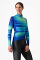 CASTELLI Cyklistický dres s dlouhým rukávem zimní - PHASE - vícebarevná/modrá