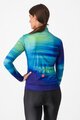 CASTELLI Cyklistický dres s dlouhým rukávem zimní - PHASE - vícebarevná/modrá