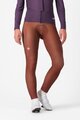 CASTELLI Cyklistické kalhoty dlouhé s laclem - ESPRESSO W DT - červená