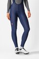 CASTELLI Cyklistické kalhoty dlouhé s laclem - ESPRESSO DT W - modrá