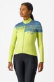 CASTELLI Cyklistický dres s dlouhým rukávem zimní - UNLIMITED THERMAL 2 W - žlutá