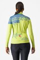 CASTELLI Cyklistický dres s dlouhým rukávem zimní - UNLIMITED THERMAL 2 W - žlutá