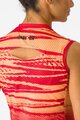 CASTELLI Cyklistický dres bez rukávů - INSIDER 2 W - červená