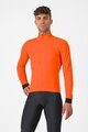 CASTELLI Cyklistická zateplená bunda - SALTO - oranžová