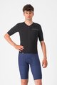 CASTELLI Cyklistické kalhoty krátké s laclem - PREMIO EVO - modrá
