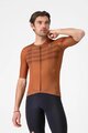 CASTELLI Cyklistický dres s krátkým rukávem - AERO RACE 8S - hnědá
