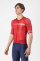 CASTELLI Cyklistický dres s krátkým rukávem - CLIMBER´S A/C - červená