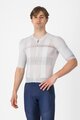 CASTELLI Cyklistický dres s krátkým rukávem - CLIMBER´S A/C - stříbrná/šedá