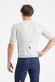 CASTELLI Cyklistický dres s krátkým rukávem - CLIMBER´S A/C - stříbrná/šedá