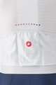 CASTELLI Cyklistický dres s krátkým rukávem - CLIMBER´S A/C - stříbrná/šedá