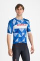 CASTELLI Cyklistický dres s krátkým rukávem - HERITAGE - modrá