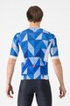 CASTELLI Cyklistický dres s krátkým rukávem - HERITAGE - modrá