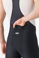 CASTELLI Cyklistické kalhoty krátké s laclem - UNLIMITED ENDURANCE - černá
