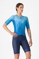 CASTELLI Cyklistické kalhoty krátké s laclem - A/C W - modrá