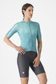 CASTELLI Cyklistické kalhoty krátké s laclem - PRIMA 2 DT - šedá