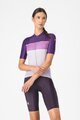 CASTELLI Cyklistické kalhoty krátké s laclem - PRIMA 2 DT - fialová