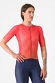 CASTELLI Cyklistický dres s krátkým rukávem - A/C W - červená
