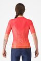 CASTELLI Cyklistický dres s krátkým rukávem - A/C W - červená