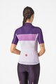 CASTELLI Cyklistický dres s krátkým rukávem - ELEGANTE - fialová/růžová/bílá