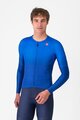 CASTELLI Cyklistický dres s dlouhým rukávem letní - UPF LONG - modrá