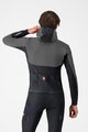 CASTELLI Cyklistická větruodolná bunda - FLY UNLTD - černá/šedá