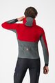 CASTELLI Cyklistická větruodolná bunda - FLY UNLTD - červená/šedá