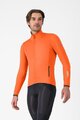 CASTELLI Cyklistická zateplená bunda - ALPHA 150 - oranžová