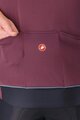 CASTELLI Cyklistická zateplená bunda - ALPHA 150 - bordó