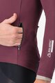 CASTELLI Cyklistická zateplená bunda - ALPHA 150 - bordó