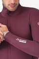 CASTELLI Cyklistická zateplená bunda - ALPHA 150 - bordó