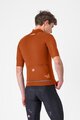 CASTELLI Cyklistická větruodolná bunda - DO.DI.CI. SHORT SLEEVE - hnědá