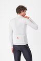 CASTELLI Cyklistický dres s dlouhým rukávem zimní - PURO 4 - bílá