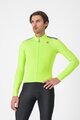 CASTELLI Cyklistický dres s dlouhým rukávem zimní - PURO 4 - světle zelená