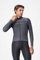CASTELLI Cyklistický dres s dlouhým rukávem zimní - APICE - šedá