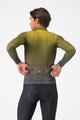 CASTELLI Cyklistický dres s dlouhým rukávem zimní - APICE - zelená