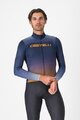 CASTELLI Cyklistický dres s dlouhým rukávem zimní - APICE - modrá