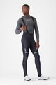 CASTELLI Cyklistické kalhoty dlouhé s laclem - POLARE 4 - černá