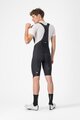 CASTELLI Cyklistické kalhoty krátké s laclem - OMLOOP THERMAL - černá