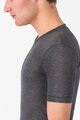 CASTELLI Cyklistické triko s krátkým rukávem - MEDIO BASE LAYER - šedá