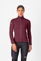 CASTELLI Cyklistická zateplená bunda - ALPHA 150 W - bordó