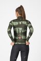 CASTELLI Cyklistický dres s dlouhým rukávem zimní - BLUR THERMAL - zelená