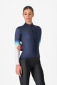 CASTELLI Cyklistický dres s dlouhým rukávem zimní - CORSO THERMAL - modrá